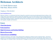 Tablet Screenshot of heitzman.org